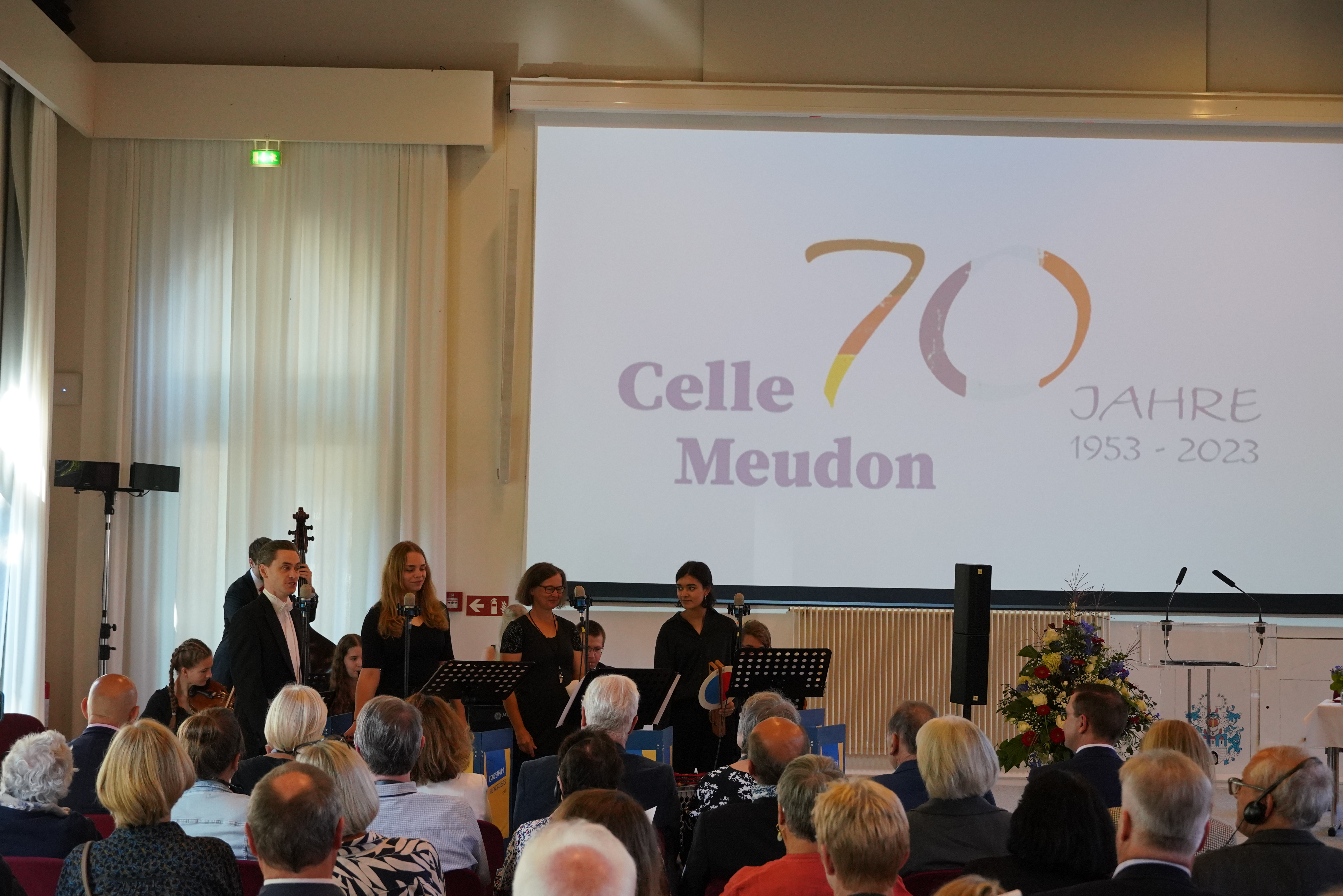 Salonorchester gestaltet musikalischen Rahmen zum 70. Jubiläum der Städtepartnerschaft Celle und Meudon