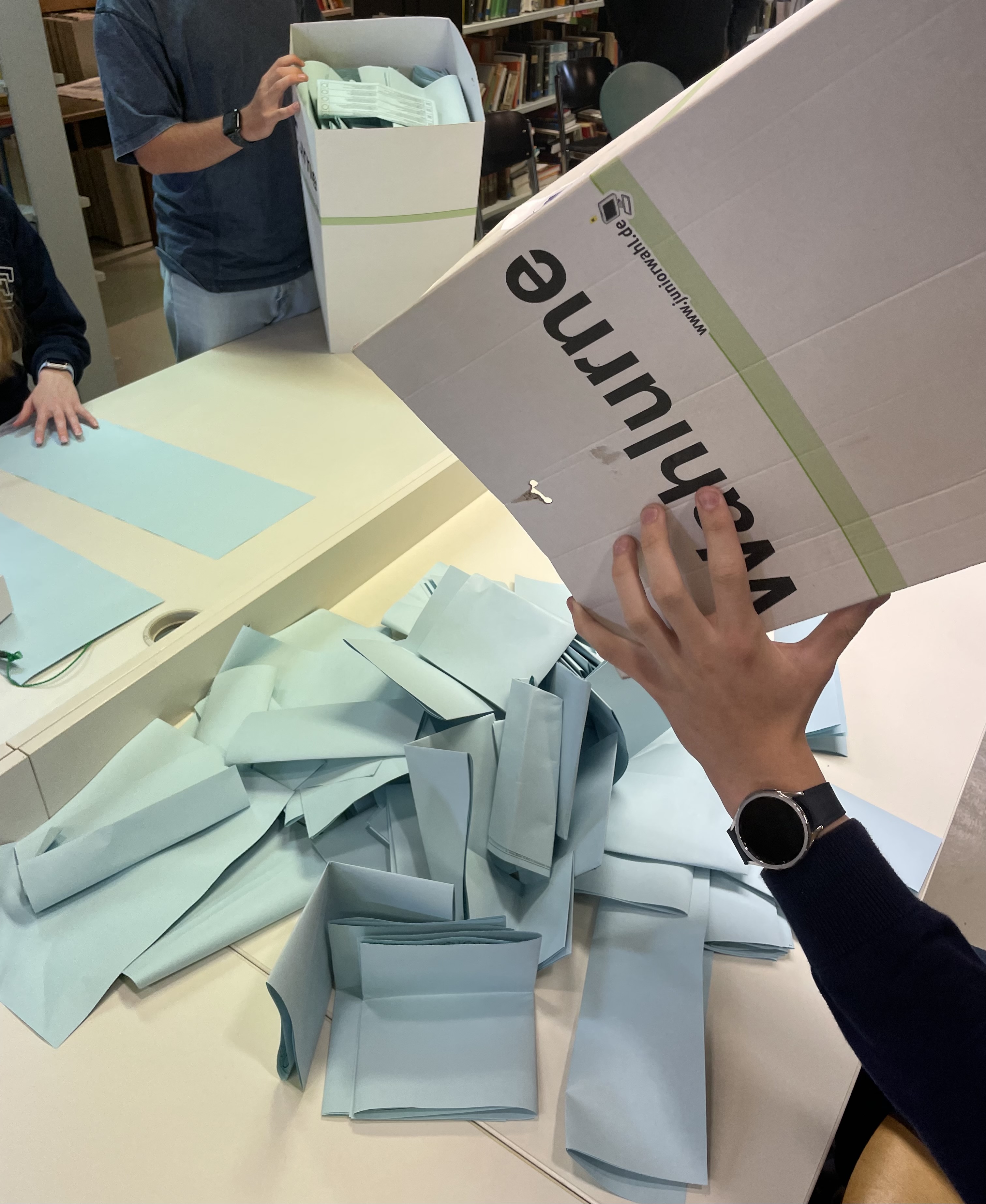 Juniorwahl zur Europawahl -Das Ernestinum hat gewählt