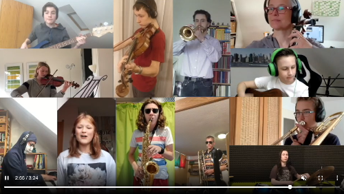 Online-Musikprojekt am Ernestinum